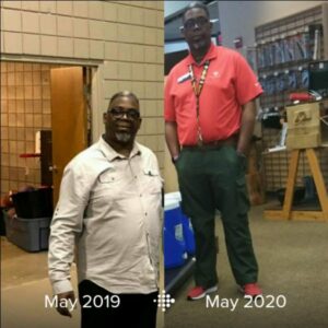 Glen before and after